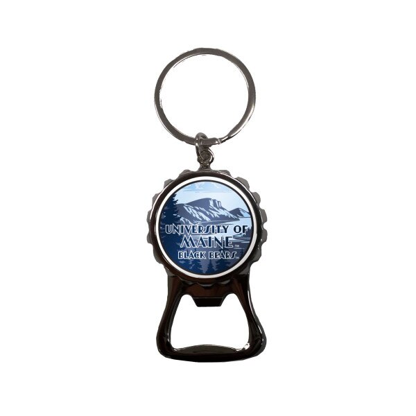 University of Maine Bottle Opener Key Tag